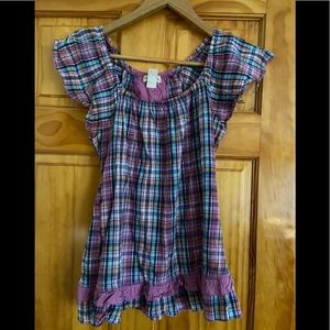 Bella Du Jour Cute Loose Cotton Blouse Size M
